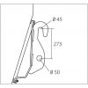 Kantelbak voor Kramer shovel, breedte 111 cm