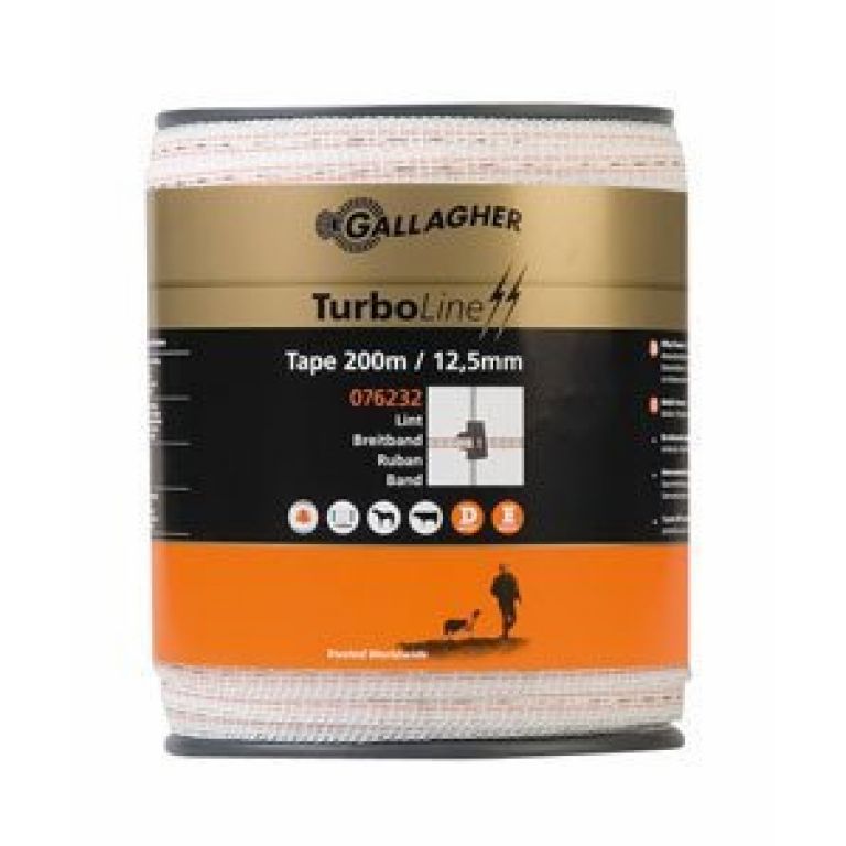 TurboLine lint 12,5mm wit 200m