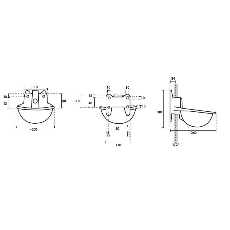 Lepeldrinkbak type A21